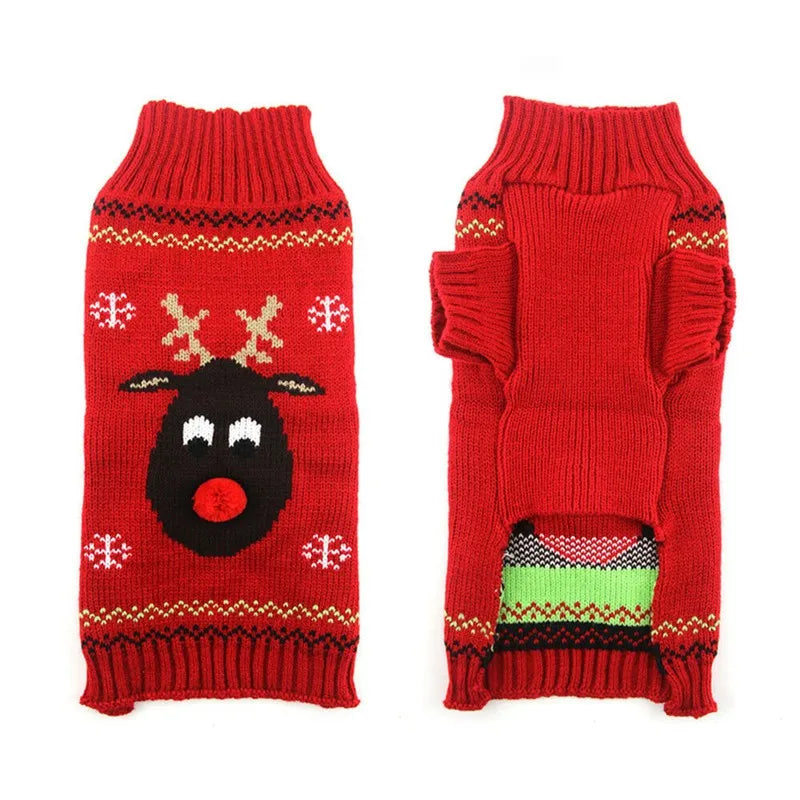 Chouchou, vêtements chaud de Noel pour chiens de petite et moyenne taille : un pull de Noel, 13 variantes.