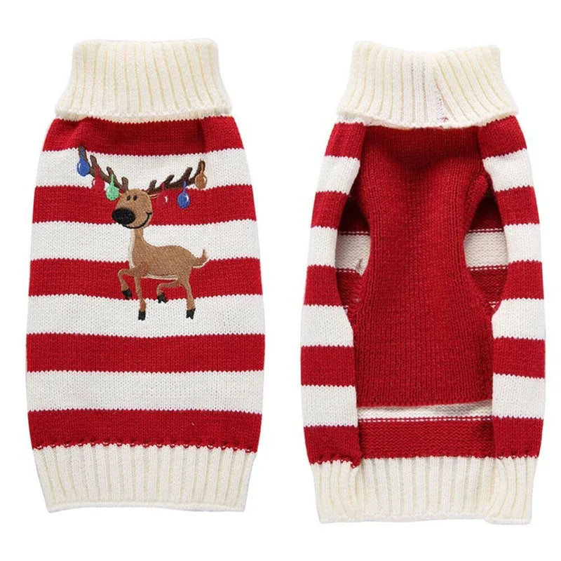 Chouchou, vêtements chaud de Noel pour chiens de petite et moyenne taille : un pull de Noel, 13 variantes.