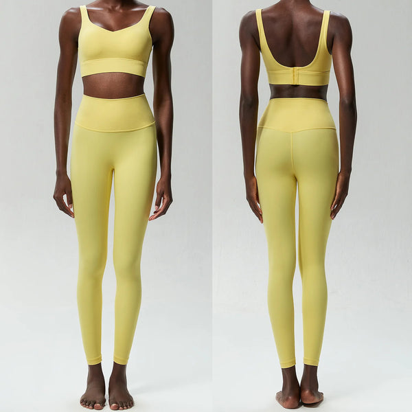 Zen ensemble de yoga deux pièces pour femme dans les couleurs vives