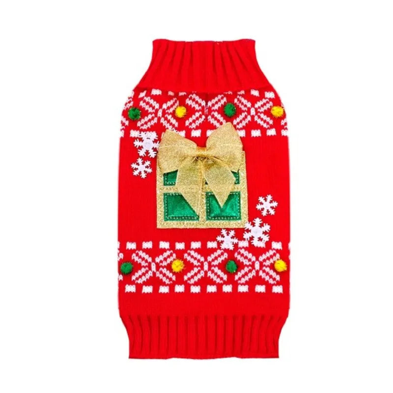 Chouchou, vêtements chaud de Noel pour chiens de petite et moyenne taille : un pull de Noel, 13 variantes.