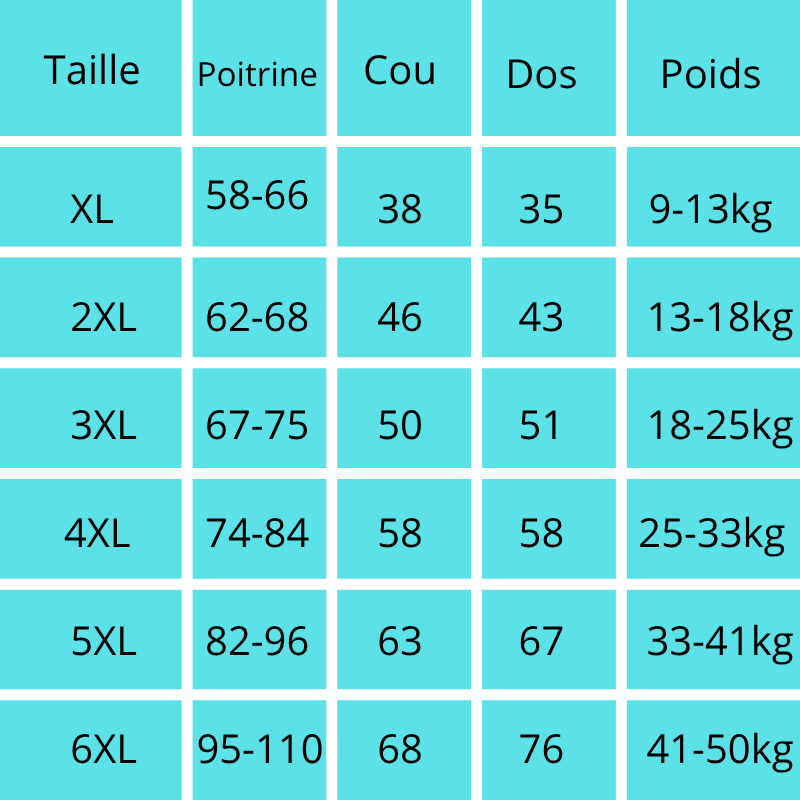 Harmonie, veste d'hiver chaude et coupe vent réflléchissant pour moyen et grand chien