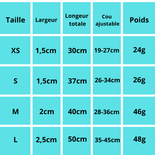 Nini, collier en cuir pour chiens notamment petits chiens, orné de l'os en métal. Existe en plusieurs couleurs.
